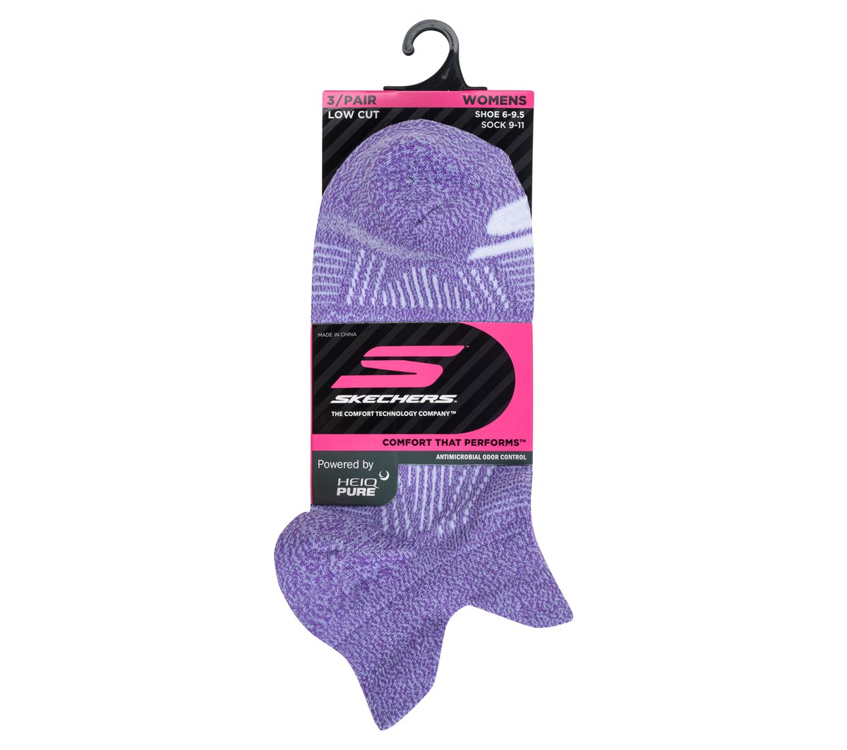 Women|Clothing Skechers 3 Pack Women's Performance Low Cut Pattern Socks | Skechers Women|Clothing