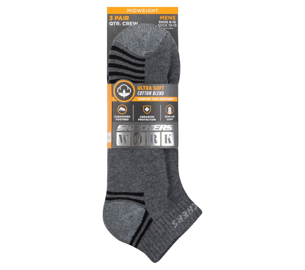 Women|Men|Clothing Skechers 3 Pack Low Cut Terry Trainer Work Socks | Skechers Women|Men|Clothing