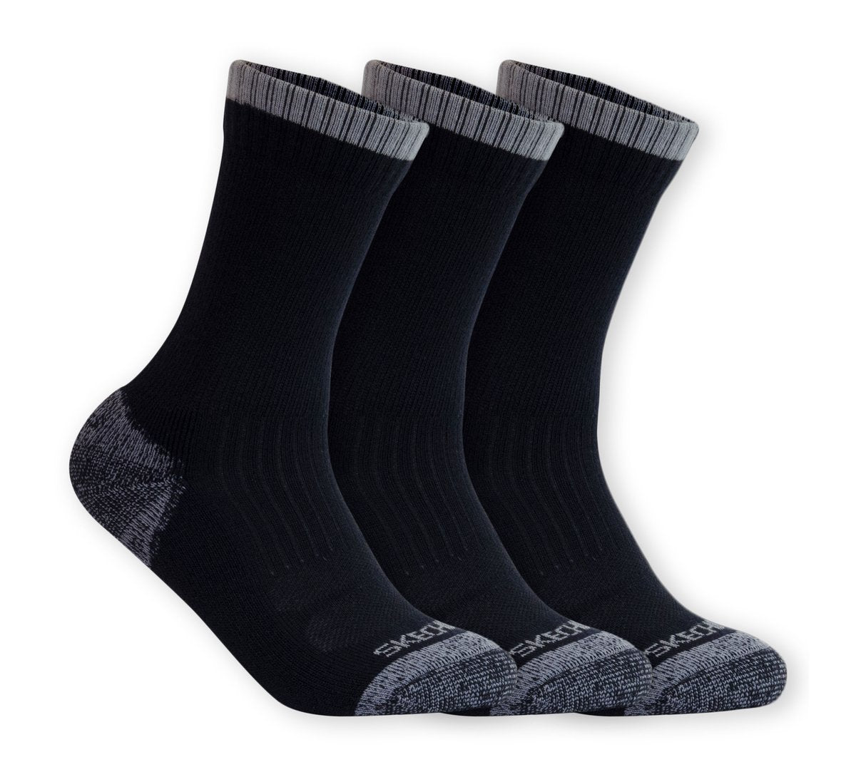 Women|Men|Clothing Skechers 3 Pack Half Terry Work Crew Socks | Skechers Women|Men|Clothing