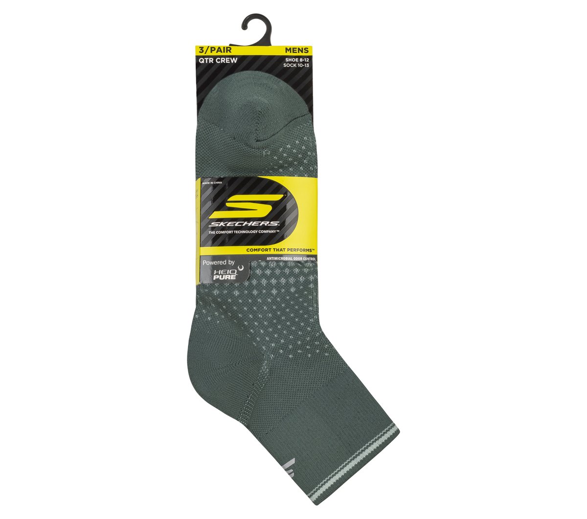 Men|Clothing Skechers 3 Pack Men's Performance Running Quarter Socks | Skechers Men|Clothing