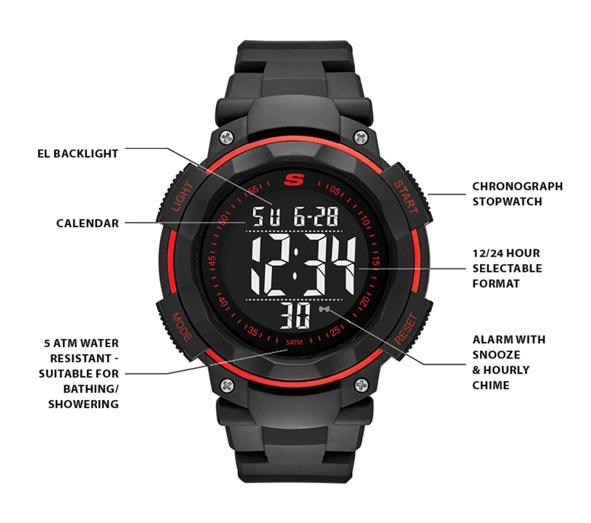 Men|Clothing Skechers Ruhland Watch | Skechers Men|Clothing