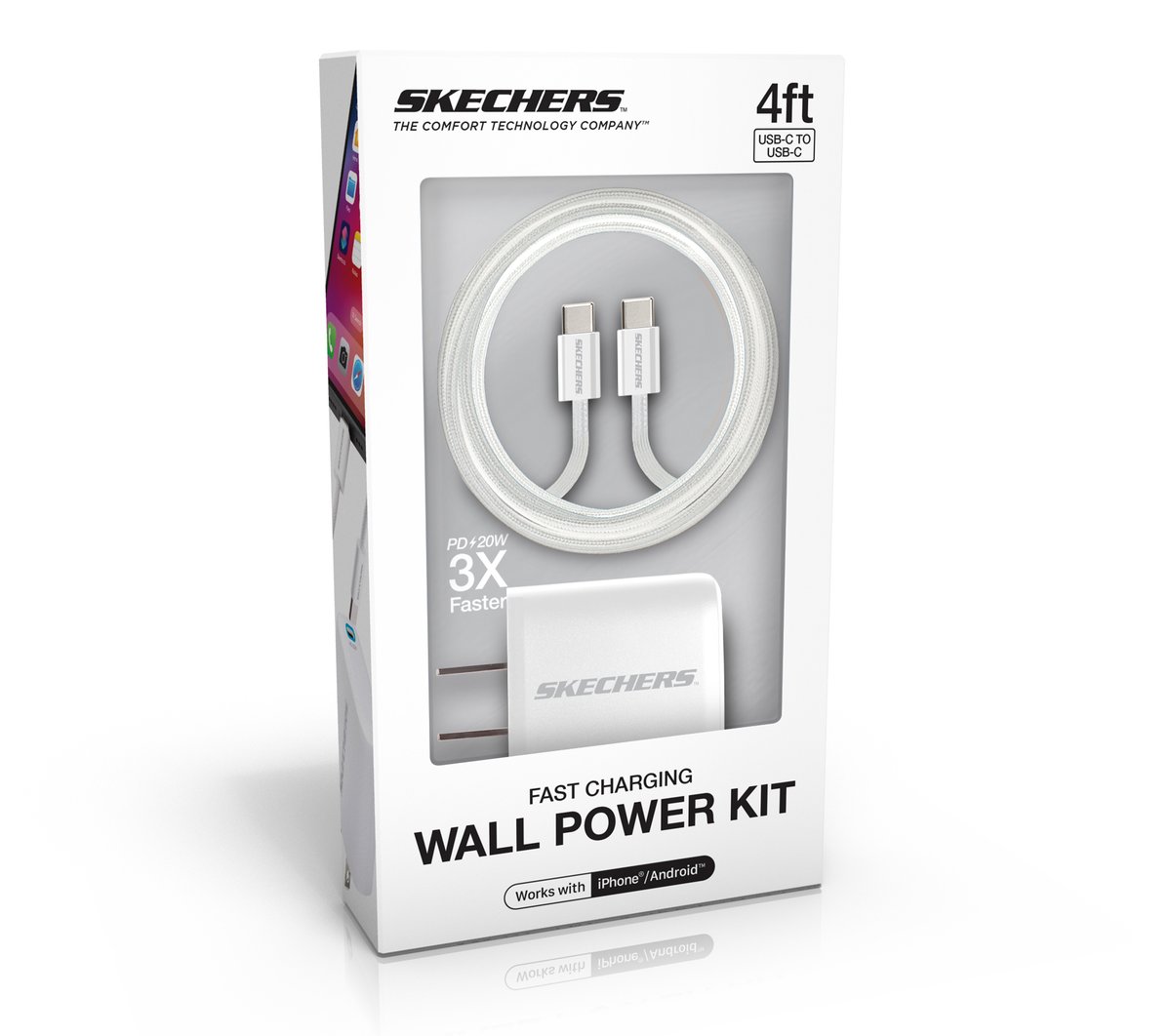 Clothing Skechers 20W USB-C Wall Charging Kit | Skechers Clothing