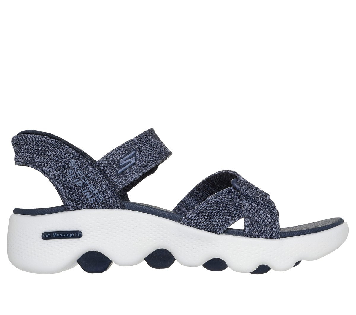 Slip-ins: GO WALK Massage Fit Sandal - Heather | Skechers Women