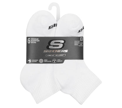 Women|Clothing Skechers 6 Pack Core Quarter Medium Socks | Skechers Women|Clothing