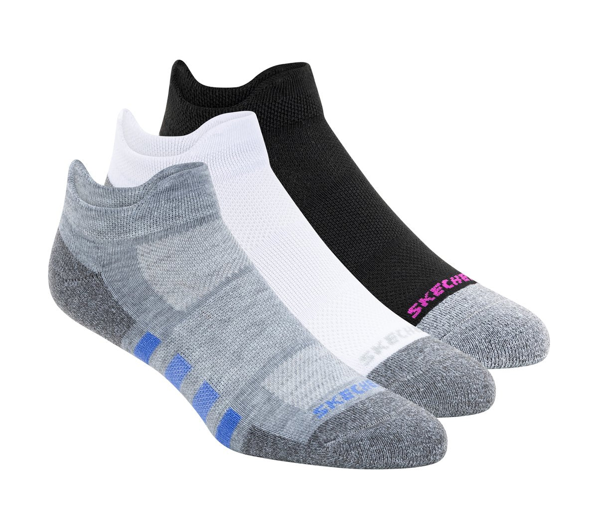Women|Clothing Skechers Work: Lowcut Heel Tab Socks - 3 Pack | Skechers Women|Clothing