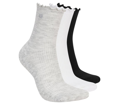 Women|Clothing Skechers 3 Pack Women's Ankle Lettuce Socks | Skechers Women|Clothing
