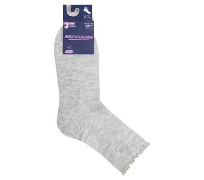 Women|Clothing Skechers 3 Pack Women's Ankle Lettuce Socks | Skechers Women|Clothing