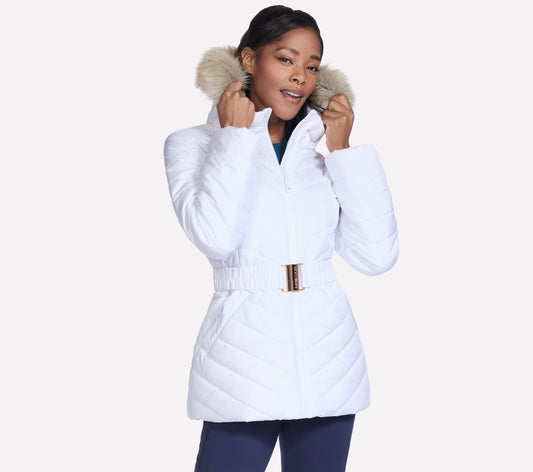 On-The-GO GO SHIELD Cozy Fit Belted Parka | Skechers Women