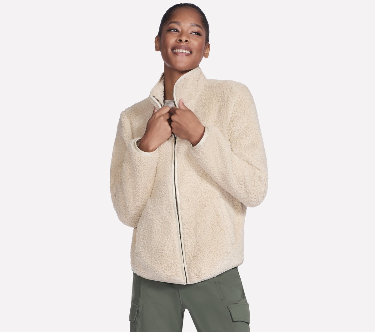 Skech-Sherpa Jacket | Skechers Women