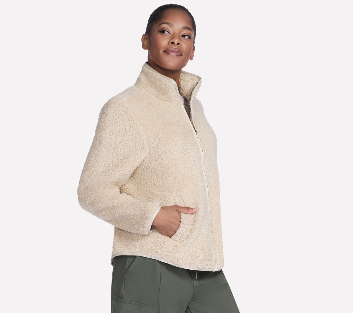 Skech-Sherpa Jacket | Skechers Women