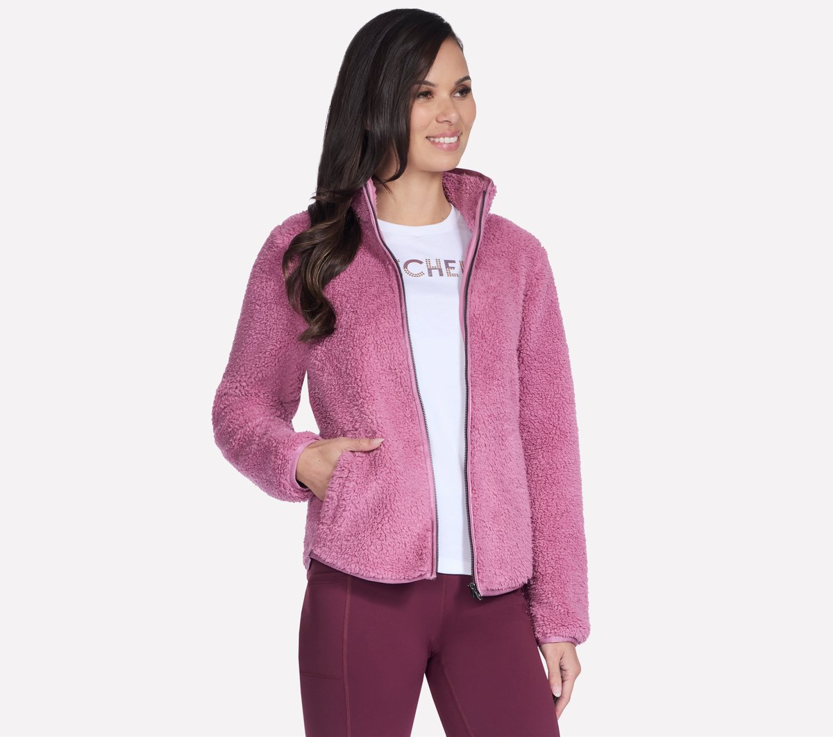 Skech-Sherpa Jacket | Skechers Women