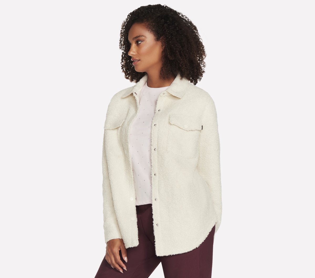 Sherpa Shacket | Skechers Women