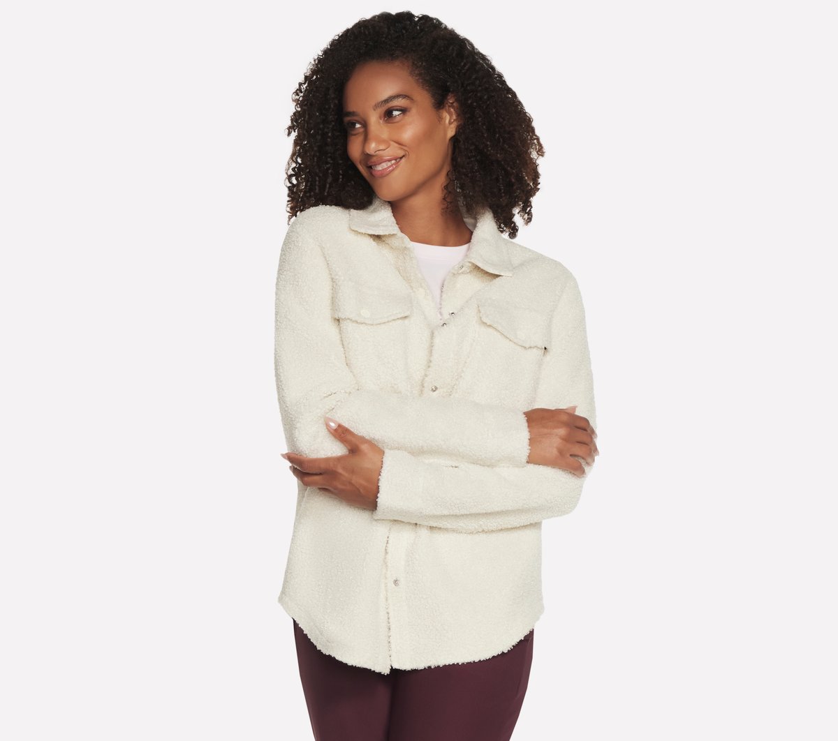 Sherpa Shacket | Skechers Women