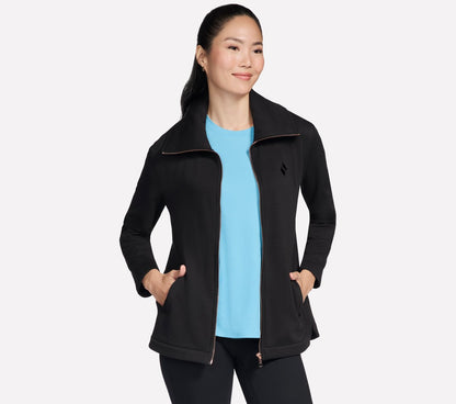 GO SNUGGLE Tunic Full Zip Jacket | Skechers Women