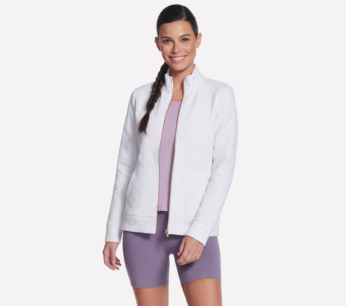 GO WALK Everywhere Cozy Fit Diamond Jacket | Skechers Women