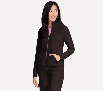 GO Luxe Rib Everyday Full Zip Jacket | Skechers Women