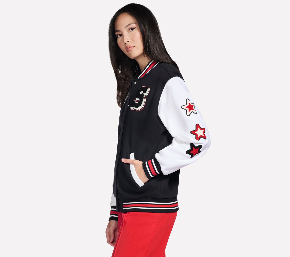 Classic Varsity Jacket | Skechers Women