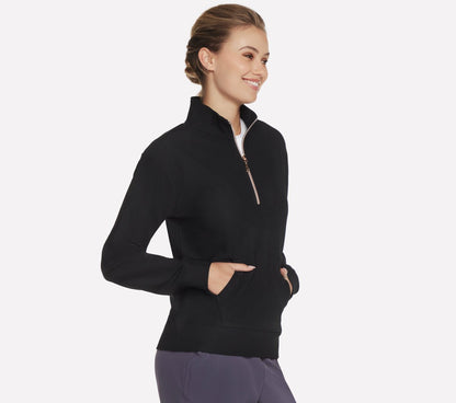 GO LUXE Rib 1/4 Zip | Skechers Women