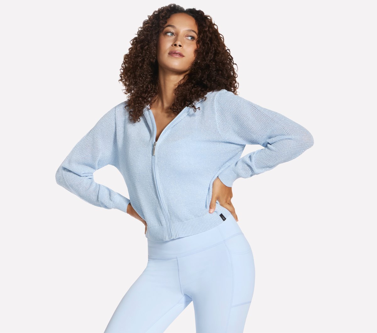 Shine Hooded Full Zip Jacket | Skechers Women