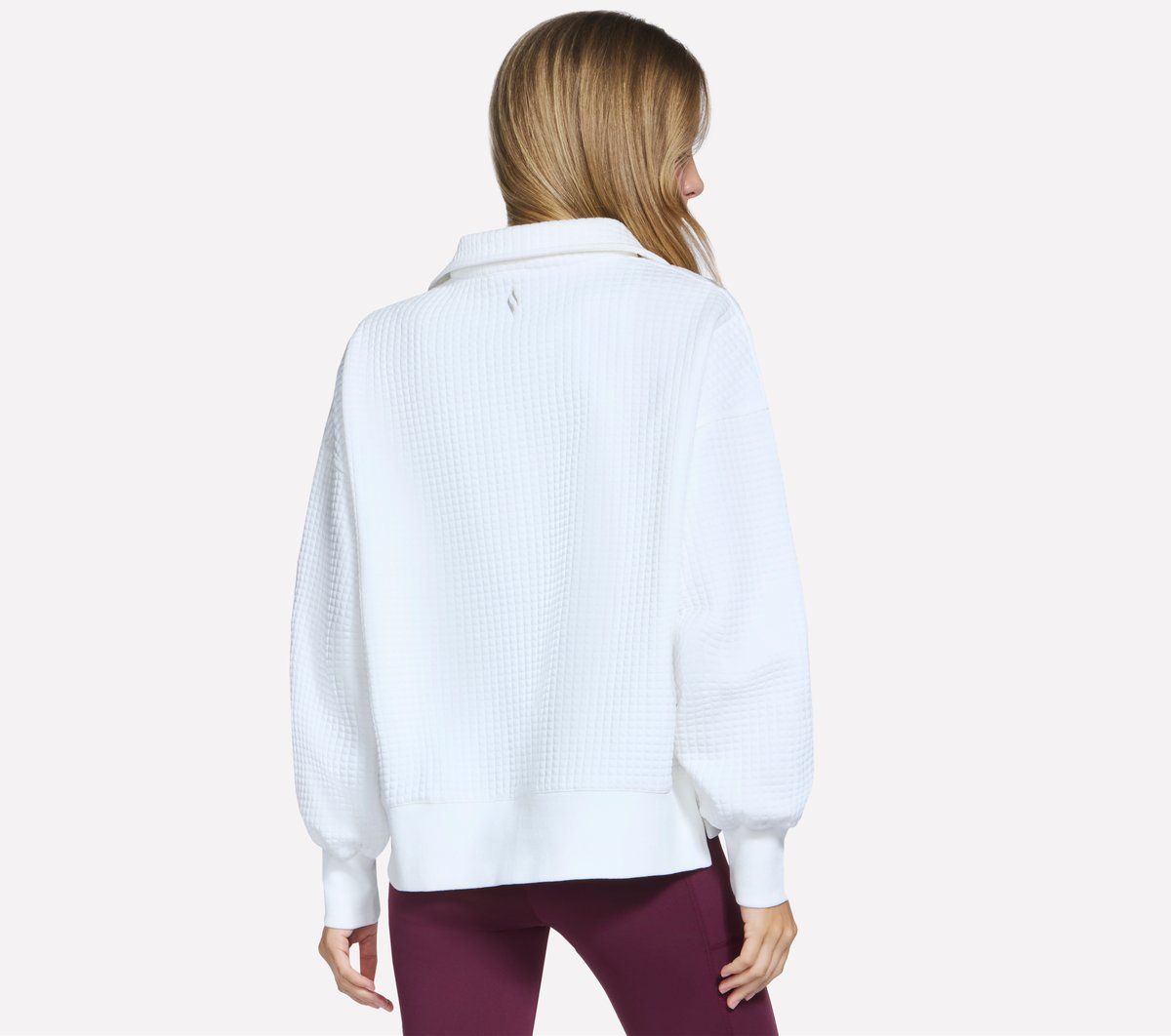 Downtown Cozy Fit Collared Long Sleeve | Skechers Women