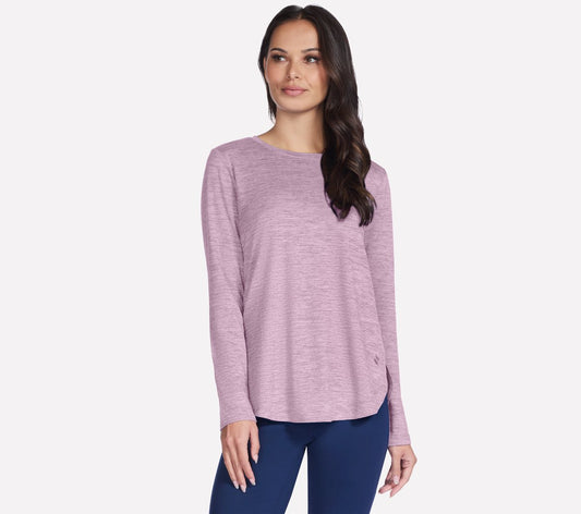 GO DRI Swift Long Sleeve Tunic Crew | Skechers Women