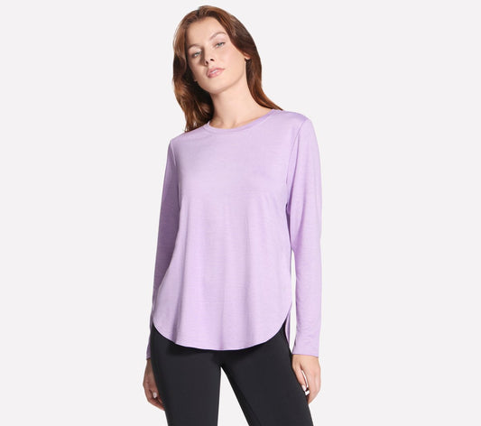 GO DRI Swift Stripe Long Sleeve | Skechers Women