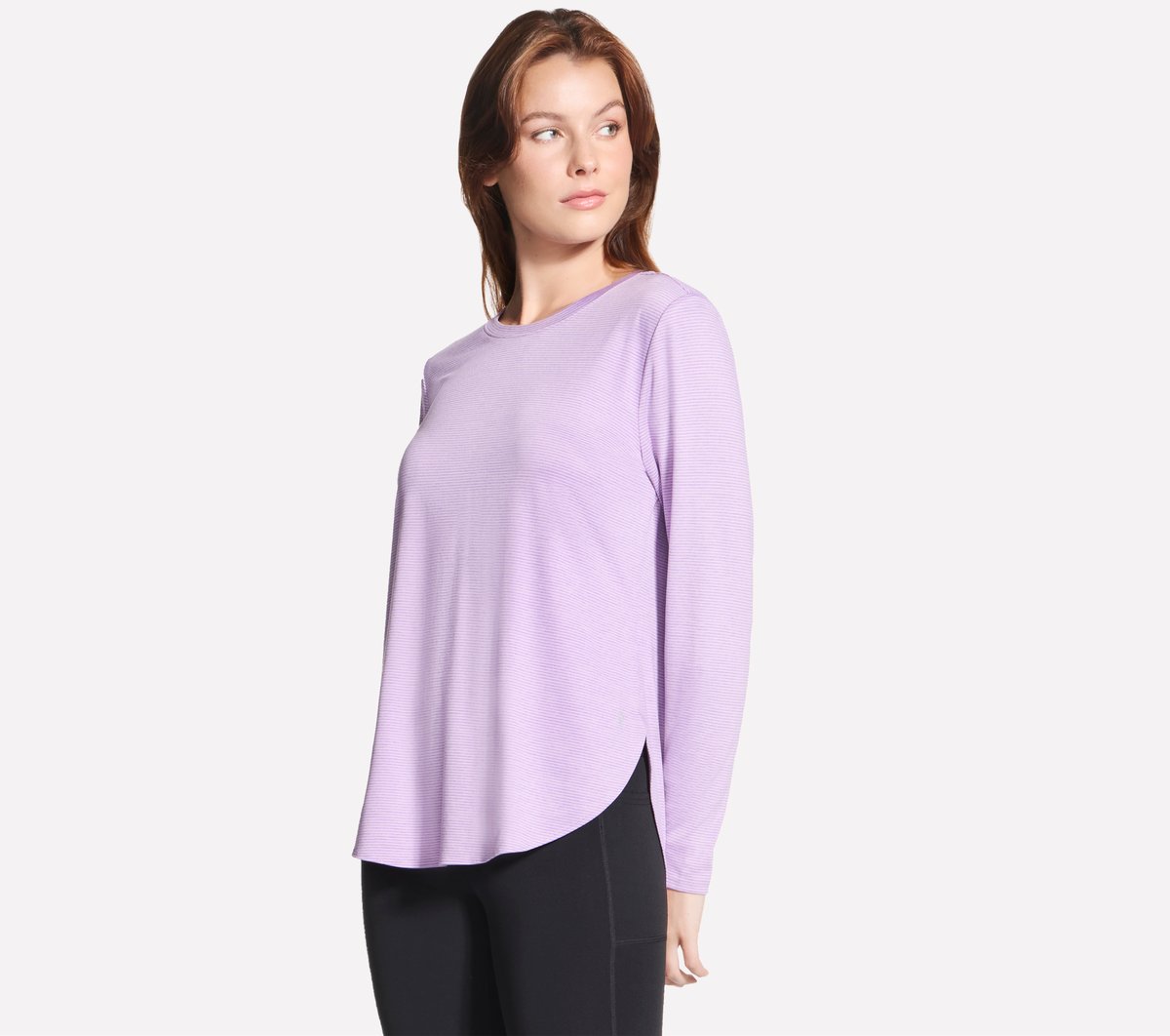 GO DRI Swift Stripe Long Sleeve | Skechers Women