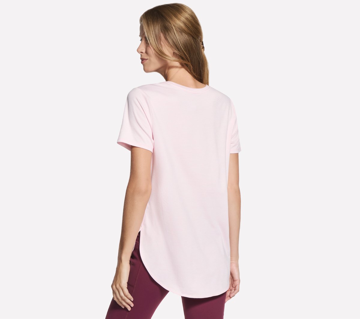 GO DRI Swift Stripe Tunic Tee | Skechers Women
