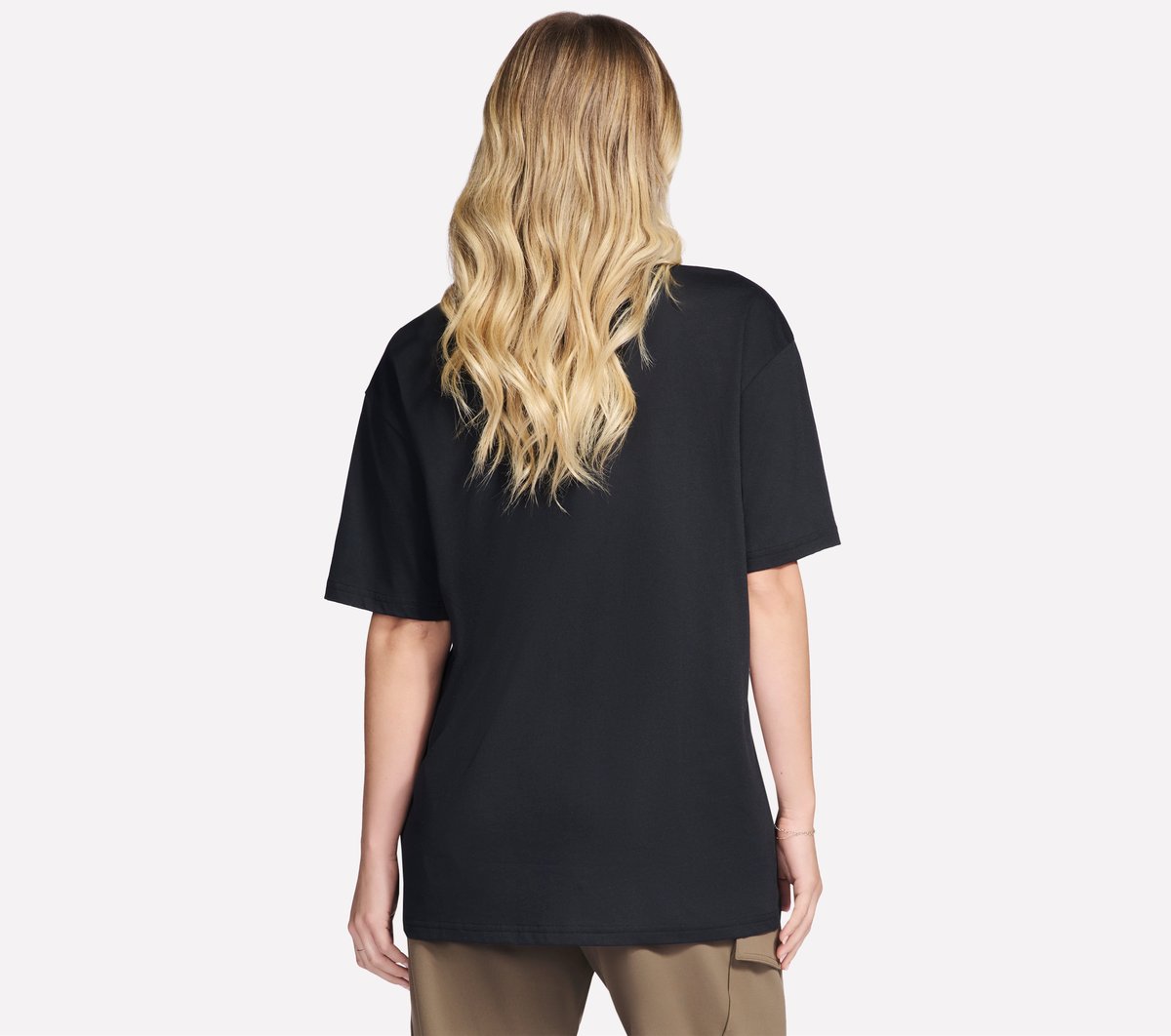 Gold Splatter Diamond Short Sleeve Tee | Skechers Women