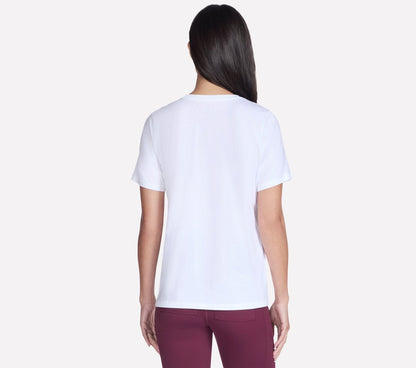 Dazzle Short Sleeve Tee | Skechers Women