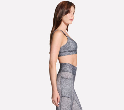 GO WALK Evolution Printed Zip Front Bra | Skechers Women