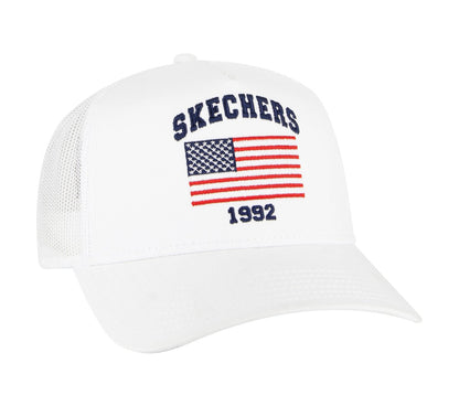 Women|Men|Clothing Skechers Accessories USA Flag Trucker Hat | Skechers Women|Men|Clothing