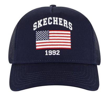 Women|Men|Clothing Skechers Accessories USA Flag Trucker Hat | Skechers Women|Men|Clothing