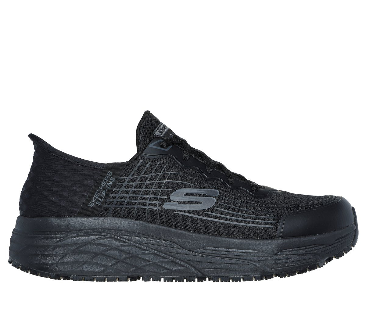 Men Skechers Slip-ins Work Slip-Resistant Relaxed Fit: Max Cushioning Elite - Remmal | Skechers Men
