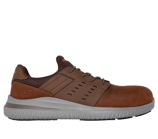 Men Skechers Work Slip-Resistant: Delson 3.0 SR - Tyoll | Skechers Men