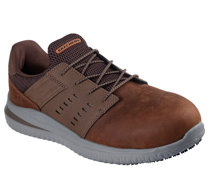 Men Skechers Work Slip-Resistant: Delson 3.0 SR - Tyoll | Skechers Men