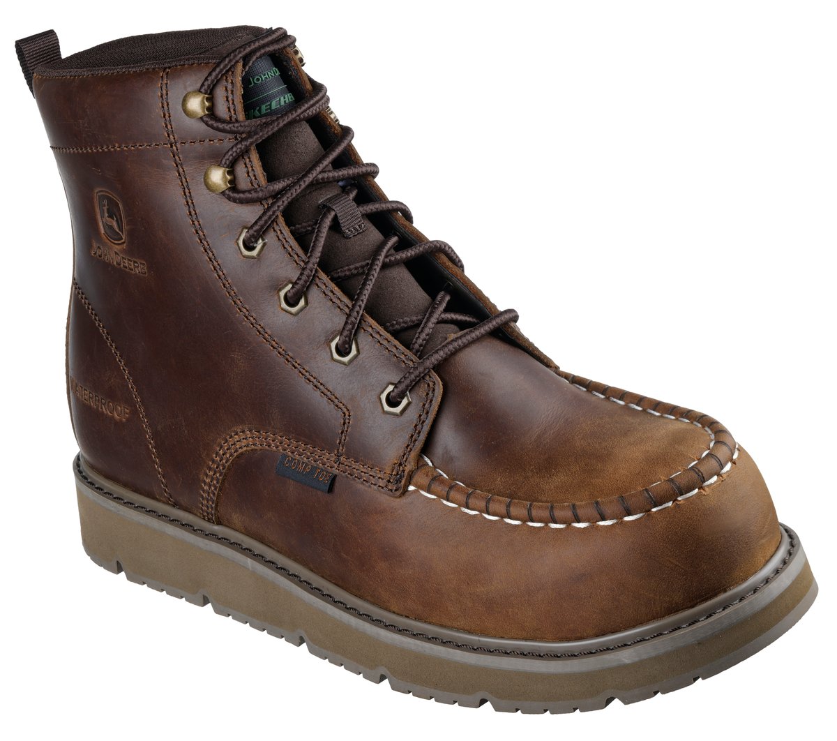 Men Skechers John Deere Waterproof: Flex-Wedge Ranger - Wild Yew | Skechers Men