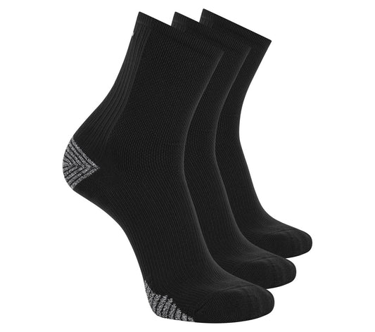Men|Clothing Skechers 3 Pack Men's Performance Running High Quarter Socks | Skechers Men|Clothing