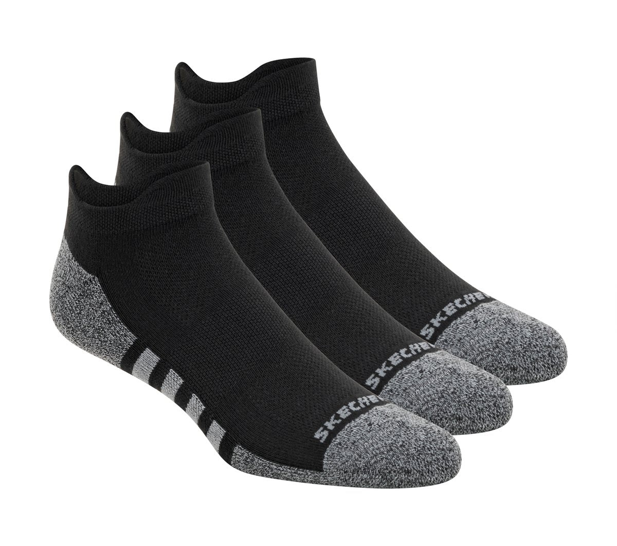 Men|Clothing Skechers Lowcut Heel Tab Work Socks - 3 Pack | Skechers Men|Clothing
