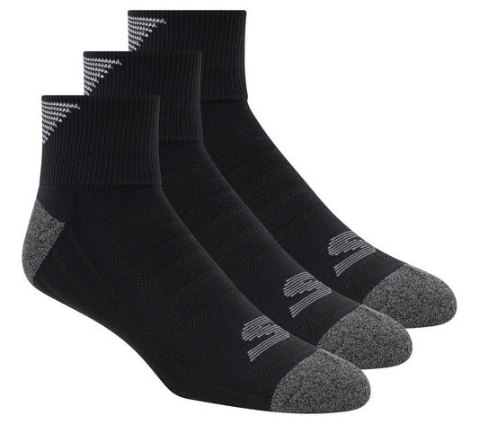 Men|Clothing Skechers 3 Pack Men's Half Terry Quarter Crew Socks | Skechers Men|Clothing