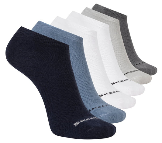 Men|Clothing Skechers 6 Pack Men's Low Cut Texture Knit Socks | Skechers Men|Clothing