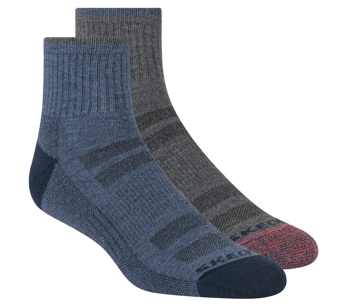 Men|Clothing Skechers Mens Trail Quarter Coolmax Socks - 2 Pack | Skechers Men|Clothing