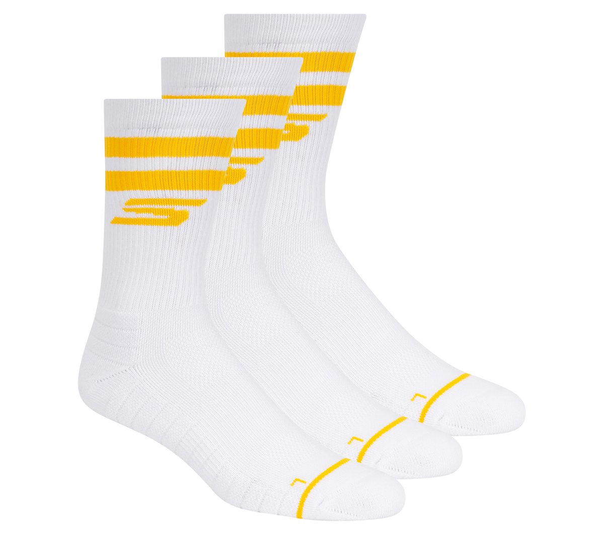 Men|Clothing Skechers 3 Pack Performance Pickleball Crew Socks | Skechers Men|Clothing