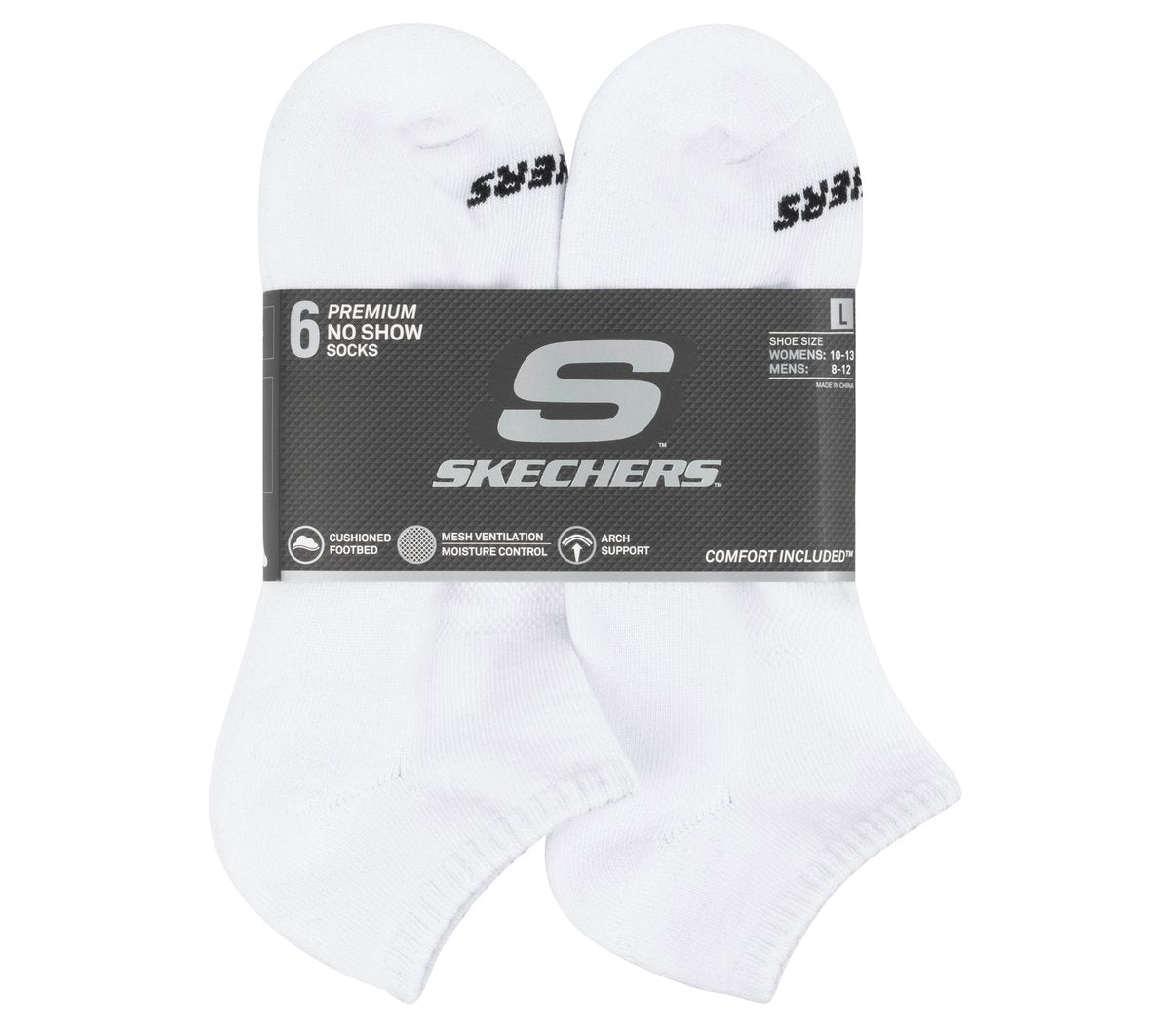 Men|Clothing Skechers 6 Pack Core Low Cut Large Socks | Skechers Men|Clothing