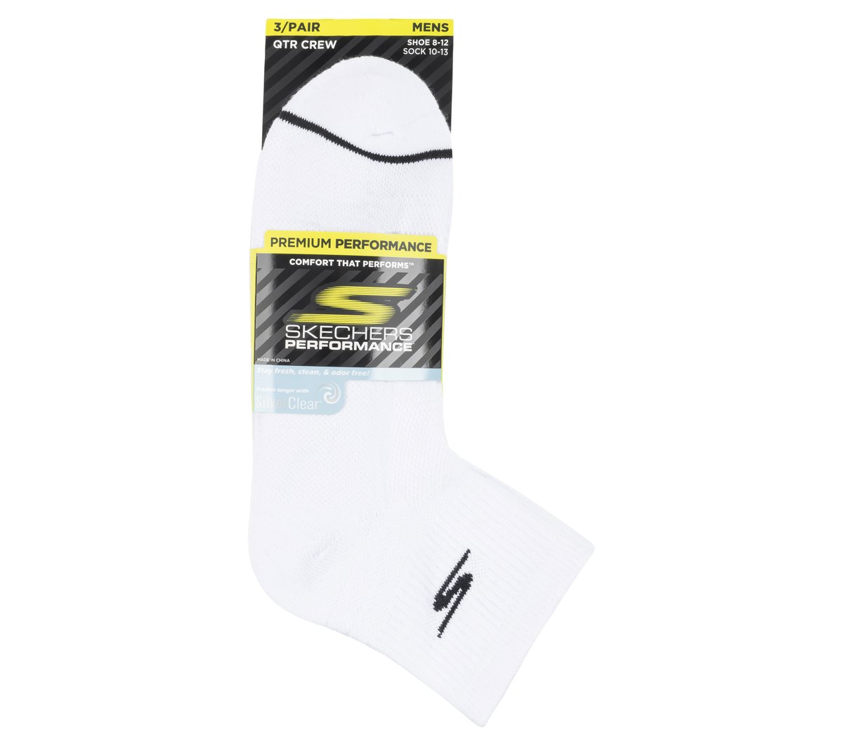 Men|Clothing Skechers Quarter Premium Basic Socks - 3 Pack | Skechers Men|Clothing