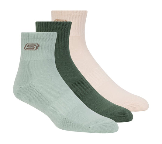 Men|Clothing Skechers 3 Pack Men's Lifestyle Quarter Socks | Skechers Men|Clothing