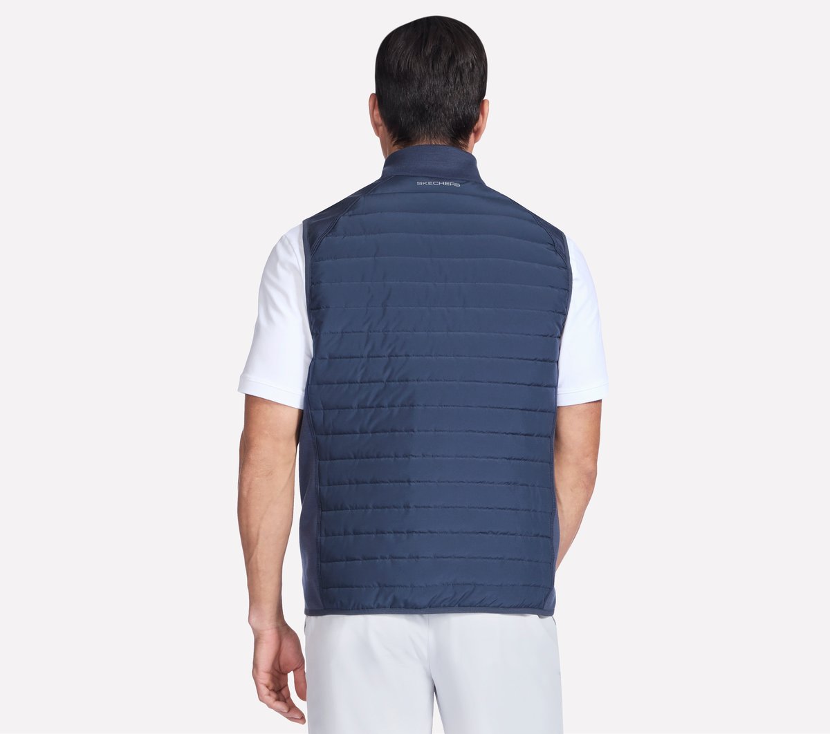 Men Skechers GO SHIELD Cozy Fit Hybrid Vest | Skechers Men