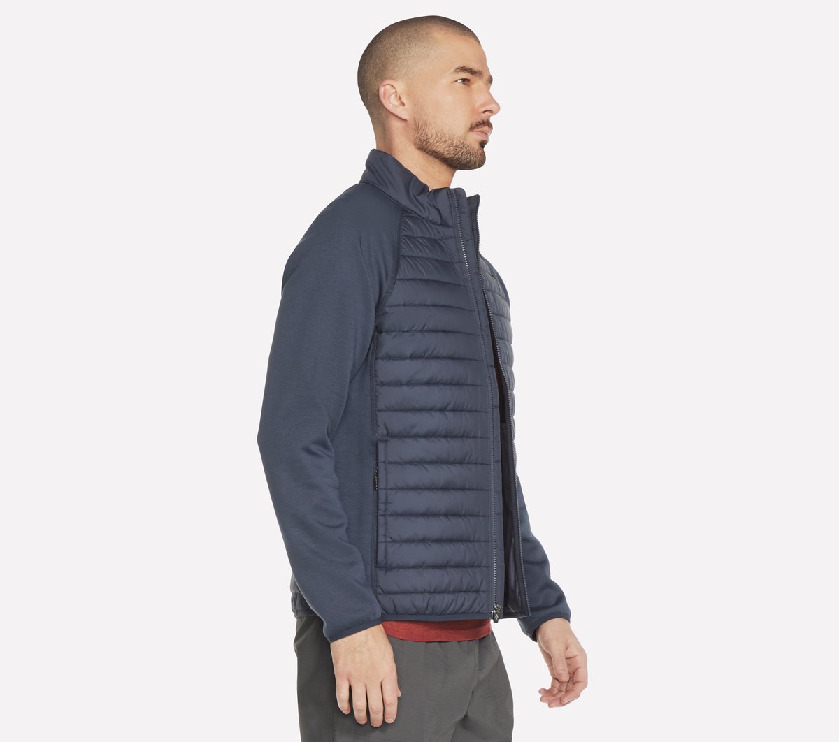 Men Skechers Cozy Fit Hybrid Jacket 2.0 | Skechers Men