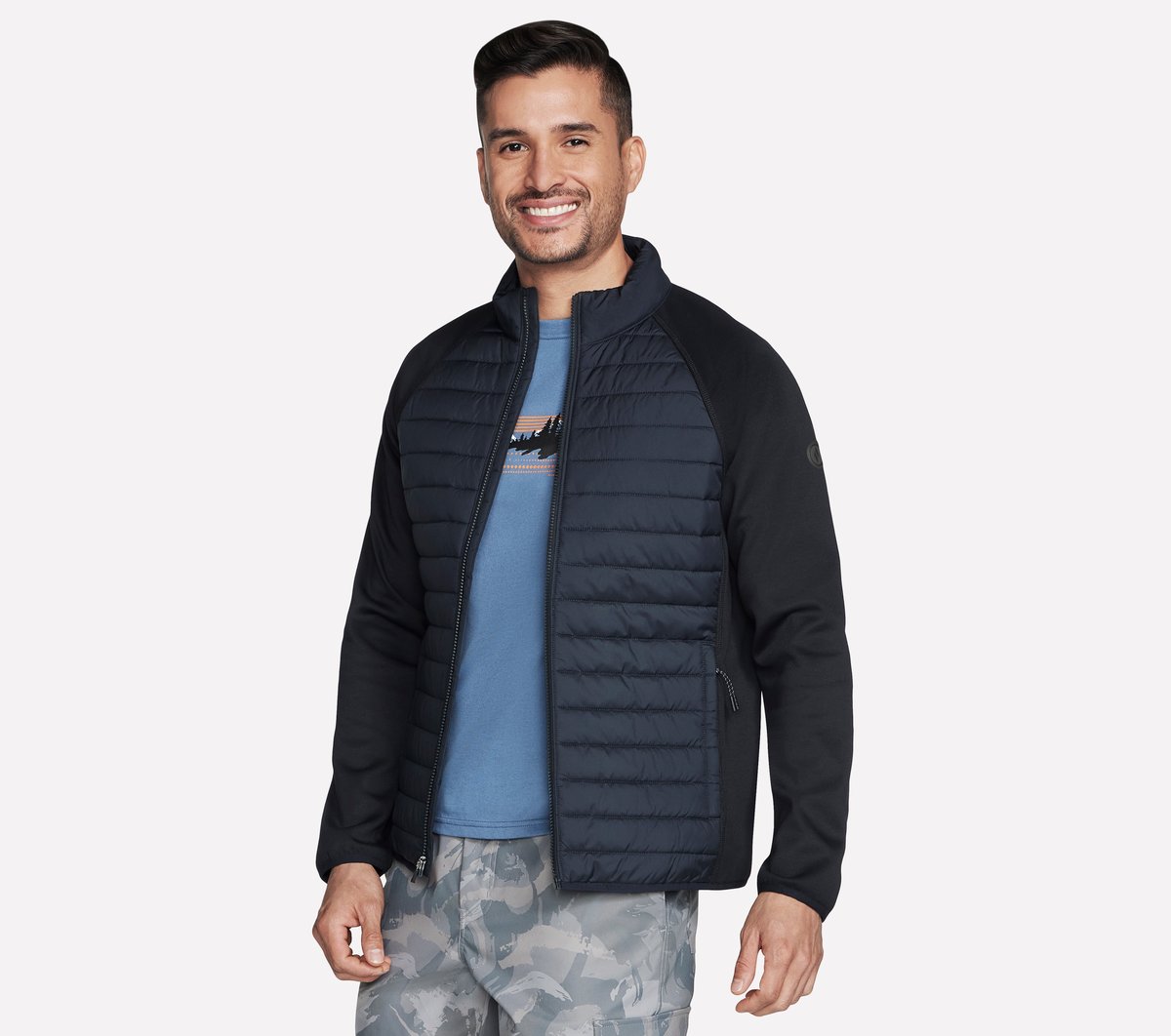 Men Skechers Cozy Fit Hybrid Jacket 2.0 | Skechers Men