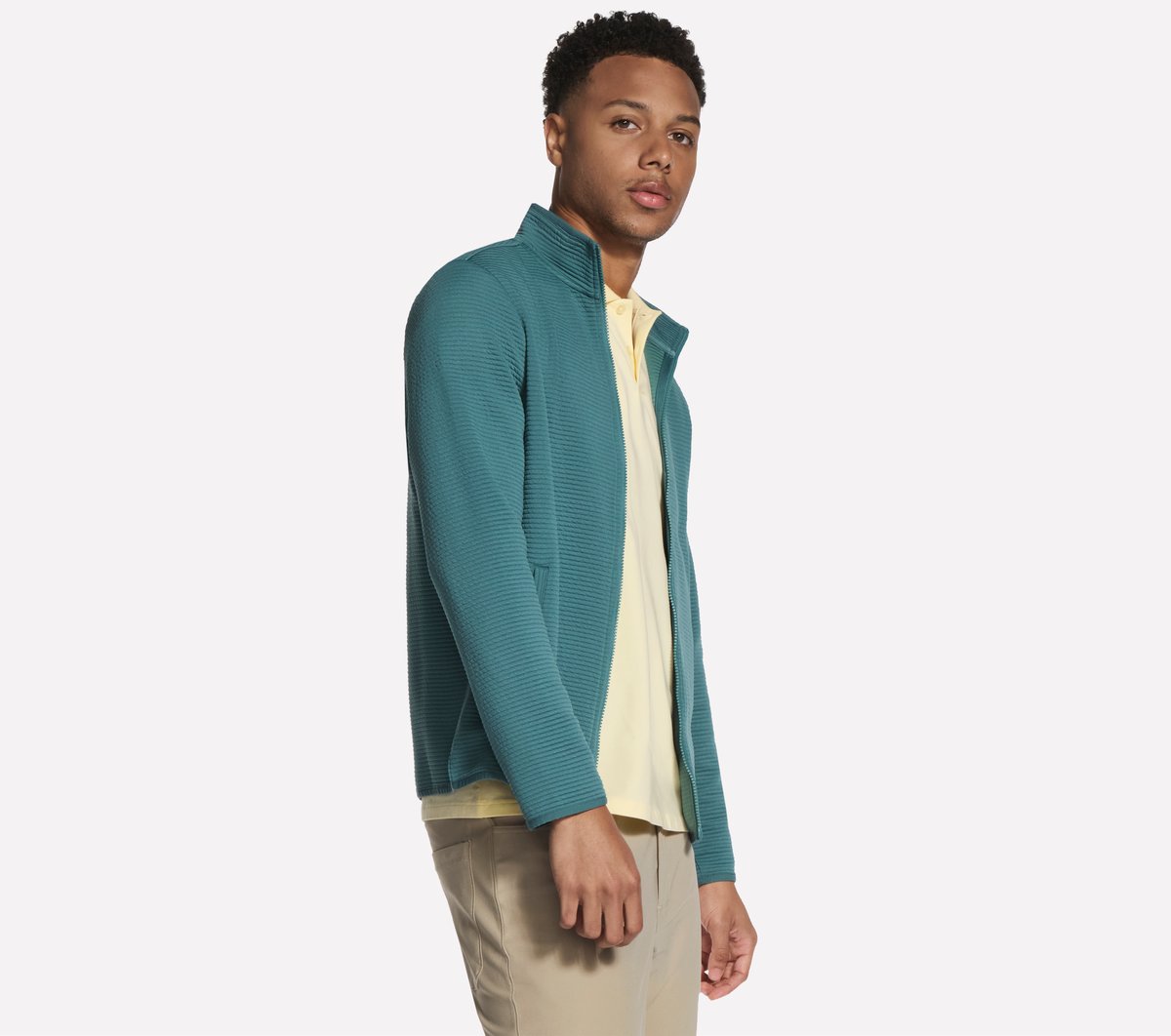 Men Skechers The Hoodless Hoodie Ottoman Jacket | Skechers Men